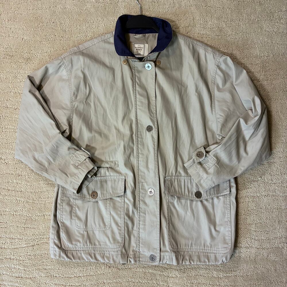 Vintage 90s Boundary Waters Men’s S Barn/Chore Fishing Coat Nautical Utility
